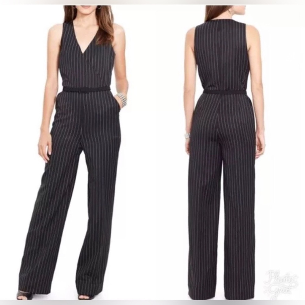 Ralph Lauren Black Stripped Jumpsuit 14p